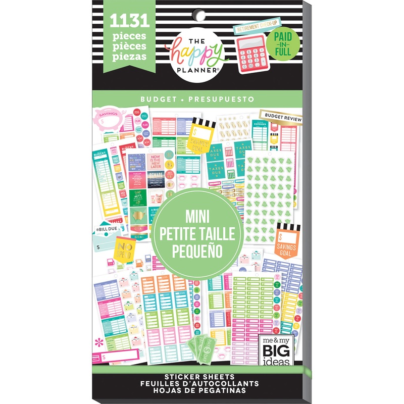 Value Pack Stickers - Mini Budget - Filing & Storage Solutions